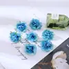 Cabezas de Flores de Clavel Artificiales C Accesorios para el Cabello Hanfu Horquillas de Ópera China Tradicional Flores Materiales para Manualidades Flores Falsas para Decoración de Bodas Arreglo de Escena