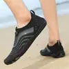 Zapatos de Agua Bajos para Exteriores, Zapatos de Playa Transpirables sin Cordones, Zapatos para Vadear, Zapatos de Secado Rápido para Senderismo en Ríos, Zapatos de Rafting Estilo Pareja para Hombres y Mujeres