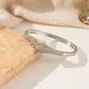 Nuevo Pulsera de Latón con Hebilla de Circonita Incrustada de Cristal Pulsera Exquisita Totalmente Diamantada Súper Brillante Joyería de Mano Elegante de Lujo Ligero