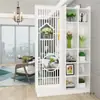 Divisória de Armário de Entrada Entrada da Sala de Estar Virada para a Porta Luz de Luxo Entrada Adega Tela Rack de Armazenamento Simples Sapateira Estilo Chinês Novo