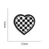 Stickers de Tela Bordada Cuadrada Parche Bordado a Máquina Estampado para Planchar Parche para Decoración de Ropa Parche Etiqueta Bordada