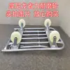 Carretilla de Mano Plegable para Carga Grande con Tubo de Agua Extendido Carro de Mano Logístico de Rotación de Cuatro Ruedas Planas