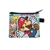 Nuevo Monedero de Mario, Porta Tarjetas y Llaves Mini de Alta Gama para Niños, Bolso Pequeño con Cremallera de Estilo Corto para Estudiantes de Gran Capacidad