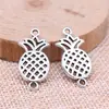 26X13Mm 1.49g Accesorios para Joyería de Plata Antigua Conector DIY Hecho a Mano Conector de Piña Colgante