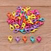 Suministro Directo de Fábrica Broche de Langosta Metálico Colorido DIY Cadena de Cuentas Redondas Anillo Abierto Broche Llavero Ojo de Oveja Joyería