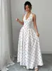 Nueva Camisola de Noche Transfronteriza Europea y Americana con Temática de Amor para Mujer, Casual y Sexy, con Lazo y Vestido Ceñido a la Cintura