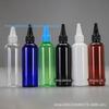 Fabricante em estoque 80ml garrafa de plástico boca pontiaguda garrafa 80ml boca pequena garrafa de plástico transparente squeeze garrafa de boca pontiaguda
