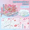 Junbei 9.0 Encantadores Pegatinas de Paisajismo de Guangdong Edición Urbana Shantou Chaozhou Edición Grande Pegatinas de Escena Miniatura Tridimensionales 3D