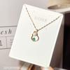 Collar de Plata Esterlina 925 para Mujer Colgante de Calabaza Diseño Nicho Ins Moda Sentido de Alta Gama Cadena Clavícula Collar Elegante Exquisito