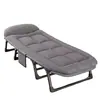 Cama plegable para siesta de una persona en la oficina, sillón reclinable plegable para siesta, cama simple portátil para acompañante de hospital, cama de camping