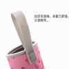 Funda personalizada para taza termo de material de buceo, funda creativa de limón para termo de vidrio, hebilla de bandolera, funda gruesa aislante para botella