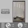 Porta de Correr Dobrável de Acrílico Painel de Cristal Transparente Liga de Alumínio Cozinha Quarto Divisória Invisível Porta de Correr Retrátil Simples
