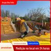 Equipamento de playground infantil ao ar livre terminado em aço inoxidável slide área residencial jardim de infância combinação fabricantes de slides