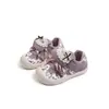 Zapatos de Princesa para Niñas Lazo Dibujos Animados Zapatos de una Sola Pieza Otoño Nuevos Lindos Tenis para Bebé Suela Suave Antideslizantes Zapatos Casuales