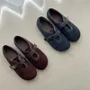 Sapatos Femininos Casuais Versáteis Retro Estilo Coreano Modelo Novo Primavera Cedo 2026 Sapatos Femininos Super Estilosos Tendência Leves e Confortáveis