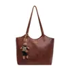 Bolsa Elegante Versátil Nova da Moda Tendência Outono 2026 para Mulheres, Bolsa de Ombro Tote de Grande Capacidade