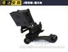 Instrumento de visión nocturna de tubo único Rongren RG-55 Soporte Alfa G120 Brazo en J Camión volquete Accesorios para casco de fanático militar