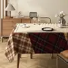 Mantel Retro Impermeable a Prueba de Aceite Lavable Resistente al Calor Mantel para Mesa de Comedor Modelo Nuevo 2026 Lujo Ligero Gama Alta Mantel para Mesa de Café