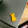 Accesorios de Resina de Conejo de Doble Capa para Pascua Accesorios para Joyería DIY Llavero de Pegamento Crema Pendientes Colgante