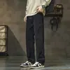 Pantalones Casuales de Algodón para Hombre 2026 Nuevo Otoño de Moda Sueltos de Pierna Recta Pantalones Deportivos de Calle para Hombre