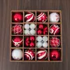 Enfeites de Árvore de Natal Populares Transfronteiriços, Bolas Pintadas, Bolas Penduradas de Natal, Decorações de Casamento, Vitrines de Supermercado, Decorações de Atmosfera para Casa