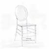 Silla de banquete de boda de PC transparente de cristal, silla Napoleón, silla de boda para exteriores, silla de plástico acrílico desmontable al por mayor