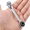 Mini Varilla de Llave de Carraca de Socket Rápido de Doble Extremo de 1/4 de Pulgada S