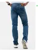 Moda Primavera y Verano 2024 Casual Elástico Pies Pantalones de Mezclilla de Moda para Hombres Jóvenes Envío Directo