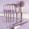 Conjunto de Pincéis de Maquiagem Batata Roxa Pequena de Cangzhou Pincel para Pó Solto Pincel para Sombra Pincel para Base Pincel de Beleza Portátil Ferramentas de Maquiagem
