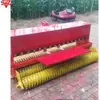 Máquina Sembradora de Césped, Equipo de Siembra y Plantación de Alfalfa con Orugas para Tractor, Sembradora Colgante para Césped con Orugas para Tractor