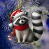 Nuevo Acrílico Plano Transfronterizo Mundo Animal Colgante Fiesta de Navidad Adorno para Árbol de Navidad