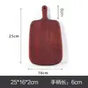 Tabla de cortar de madera de nogal negro tabla para pan restaurante occidental bandeja de madera para filete sushi tabla de cortar de madera para el hogar tabla para frutas