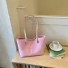 Bolsa tote grande capacidade estilo minimalista coreano e japonês para mulheres, nova bolsa de ombro para o verão de 2026, bolsa de mão de alta qualidade
