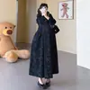 Ropa de Maternidad 2026 Nuevo Estilo Otoño Conjunto de Dos Piezas para Mamá Falda de Tirantes Tie-Dye Holgada de Moda Conjunto Vestido Otoño/Invierno