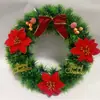 Decorações de Natal direto da fábrica Guirlanda de Natal Artesanato de Natal enfeites Guirlanda de pingente de porta de árvore de Natal