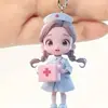 Llavero Colgante Acrílico 2D Plano Lindo de Enfermera Accesorio para Mochila Estilo Americano Pareja Joven