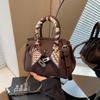 Bolsa de mão feminina de alta qualidade, nova moda primavera 2025, elegante bolsa Kelly, bolsa retrô com tendência, bolsa de ombro mensageiro