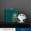 Pote de Cerâmica Panda Criativo Popular Lata de Chá Decoração Presente para Casa Doce Pote Selado Caixa de Presente Lembrança para Estrangeiros