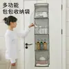 Bolsa de almacenamiento de tela para colgar detrás de la puerta, organizador colgante de tela, un imprescindible para dormitorios, una solución de almacenamiento doméstico para montar en la pared