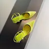 Primeiro Encontro Temporada Elegante Deslocamento Profissional Emagrecimento Bico Fino Salto Médio Moda 2026 Outono Novo Sandálias Foscas Sapatos Femininos
