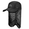 Sombrero de Sol Plegable Resistente al Viento para Exteriores, Gorra de Pesca de Hilo Colgante, Gorra de Verano para Montar Anti-mosquitos, Suministros de Equipo de Pesca
