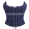 Top corset jacquard europeu e americano transfronteiriço com amarração na cintura para afinar e valorizar a silhueta, para meninas sensuais