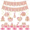 Guirlanda de decoração de aniversário transfronteiriça ornamento pendurado espiral banner de aniversário de 40 50 60 anos decoração pendurada ornamento de favo de mel