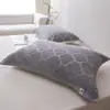Toallas de Almohada de Algodón Puro Estilo Antiguo, un Par, Anti-Aceite, Toallas de Almohada de Algodón de Alta Calidad, Universales para Todas las Estaciones, Almohadillas Antideslizantes para Almohadas