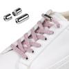 Gran cantidad de cordón de zapato perezoso de personalidad preferencial, sin atar, elástico extensible, impresión de tendencia de personalidad para niños, color blanco