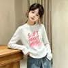 Camiseta Básica de Manga Larga para Niña, Cuello Redondo, Corte Ajustado, Estilo Casual Elegante, Ropa Interior, Nuevo Estilo Otoño/Invierno