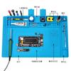 Almohadilla Aislante para Reparación de Teléfonos Móviles y Computadoras Transfronteriza, Almohadilla de Silicona para Mesa, Almohadilla Resistente a Altas Temperaturas, Pistola de Aire Caliente, Estación de Soldadura, Localizador de Tornillos
