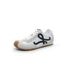 Tênis de Treino Alemão Estilo Ni Yibo 26Ss, Tênis Casuais Versáteis Populares Feios-Bonitos Marrom Escuro, Sapatos de Ballet de Segunda Geração