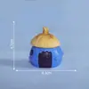 Paisaje en miniatura, casa brillante creativa de Halloween, cabaña de madera, casa de hongo, accesorios decorativos DIY hechos a mano, adornos pequeños