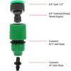 Conector de agua de plástico 4/7 jardín jardinería riego tubería de agua conexión tubo de cuero suave lana conexión rápida de agua